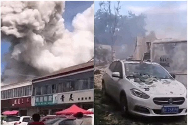 山东济宁金乡县、安徽合肥发生爆炸火灾 现场恐怖